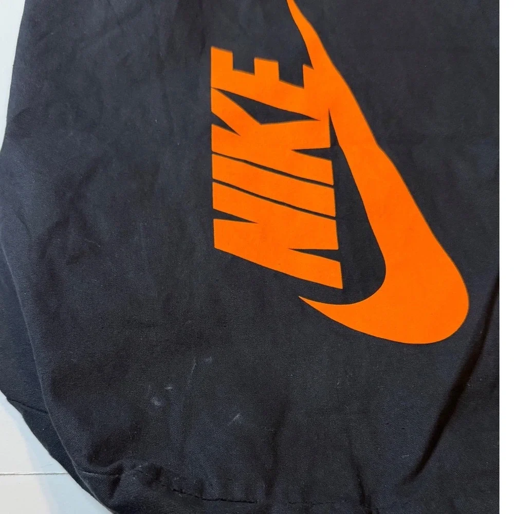 Nike Vlone Tote Bag Black Orange Canvas Streetwear Shopper Supreme Creations